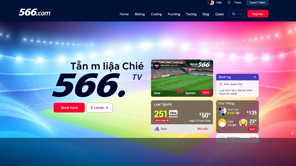 Tìm Hiểu Chi Tiết Về 566.com - Nền Tảng Đặt Sân, Thông Tin Cược Thú Vị Hàng Đầu